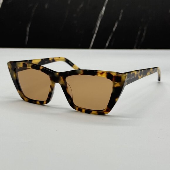 NEW SL276 MICA 037 SAINT LAURENT SUNGLASSES HAVANA EYEWEAR SAINT LAURENT SL 276 - Picture 4 of 13